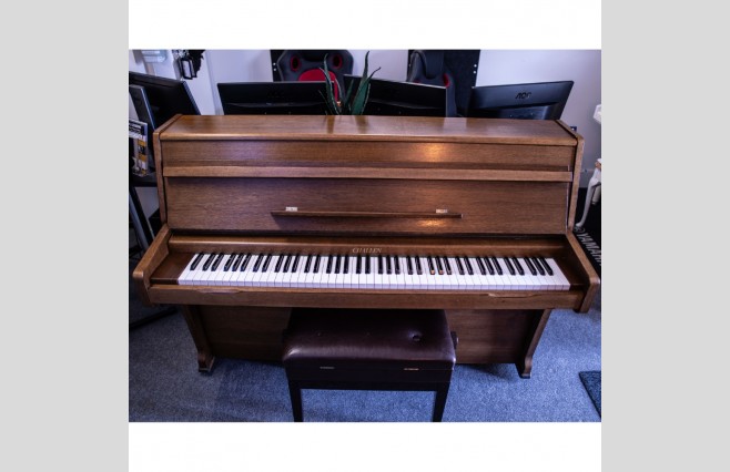 Used Challen Satin Mahogany 108 Upright Piano - All Inclusive Premium Package (SN:11202) - Image 1